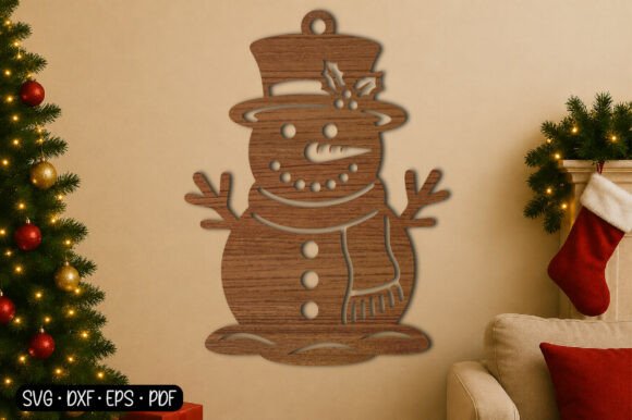 Download Snowman Christmas Ornament SVG - Svg Collection