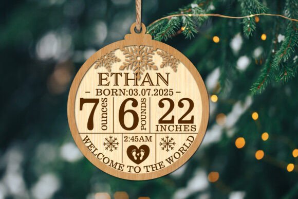 Download Baby's First Christmas Ornament SVG - Svg Collection