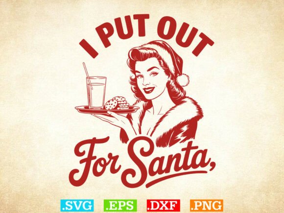 Download I Put out, for Santa Svg, Christmas Dxf - Svg Collection