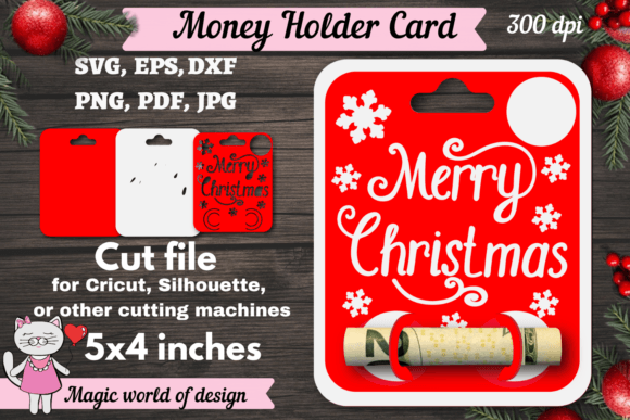 Download Christmas Money Holder Card SVG - Svg Collection