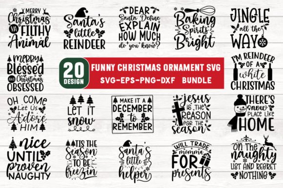 Download Funny Christmas Ornament Svg Bundle - Svg Collection