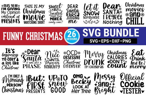 Download Funny Christmas SVG Bundle - Svg Collection