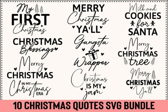 Download Christmas Quotes Svg Bundle - Svg Collection