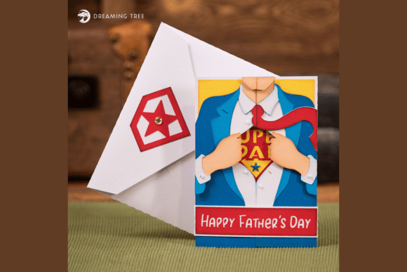 Download Super Dad Card SVG - Svg Collection