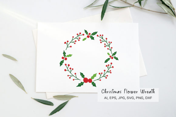 Download Holly Wreath Svg, Christmas Wreath Svg, - Holly Collection