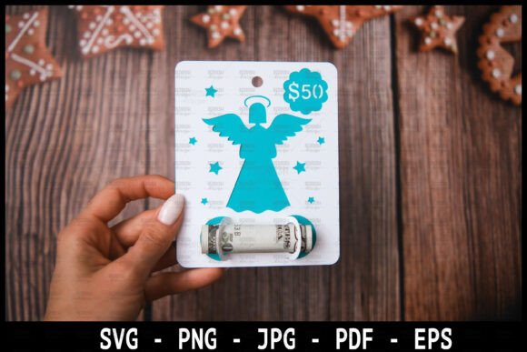 Download Christmas Money Card Holder SVG - Svg Collection