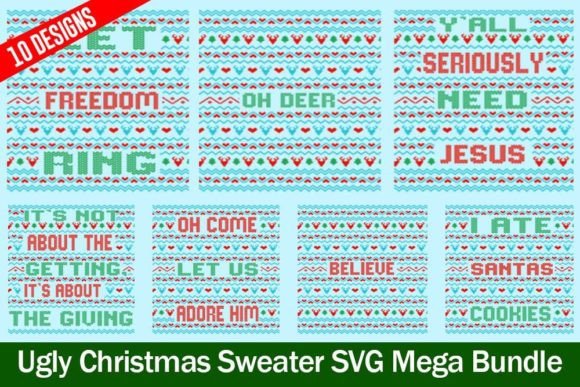 Download Vintage Ugly Sweater SVG Bundle - Svg Collection