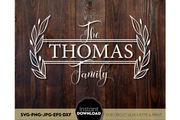Download Family Monogram Sign SVG Split Last Name - Svg Collection