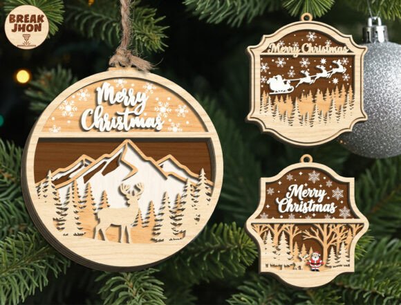 Download Merry Christmas Ornament SVG Bundle - Svg Collection