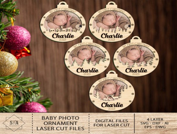 Download Baby First Christmas Ornament Svg - Svg Collection