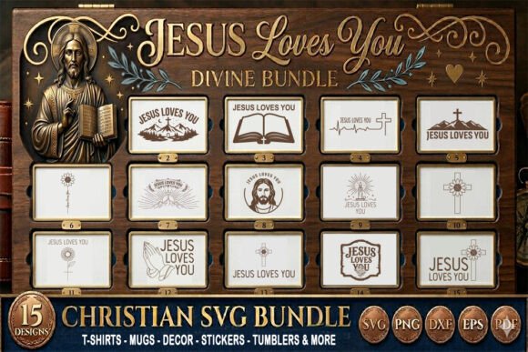 Download Jesus Loves You SVG Bundle - Svg Collection