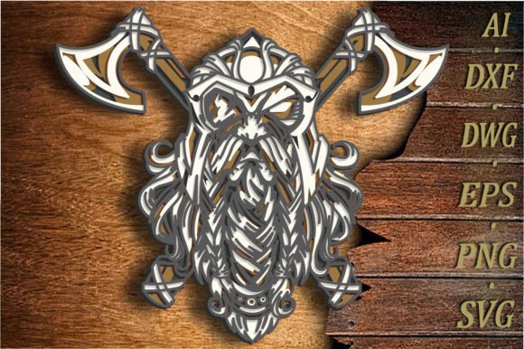 Download Viking Warrior Multilayer Svg/Viking Cut - Svg Collection