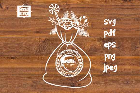 Download Santa Sack Svg, Christmas Gift Svg - Svg Collection