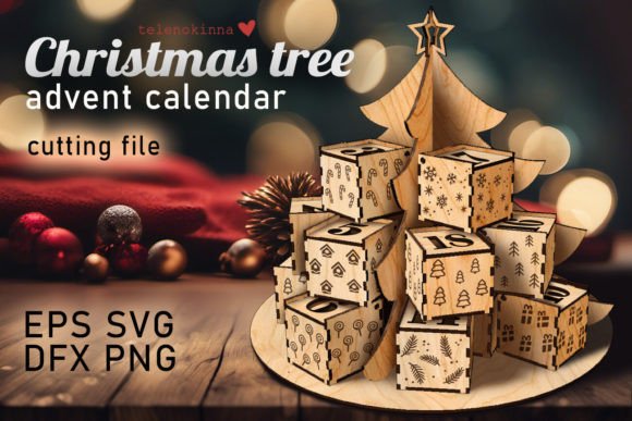 Download Christmas Tree Advent Calendar SVG - Svg Collection