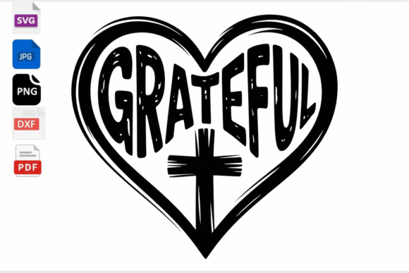 Download Grateful Heart Cross SVG Christian - Svg Collection