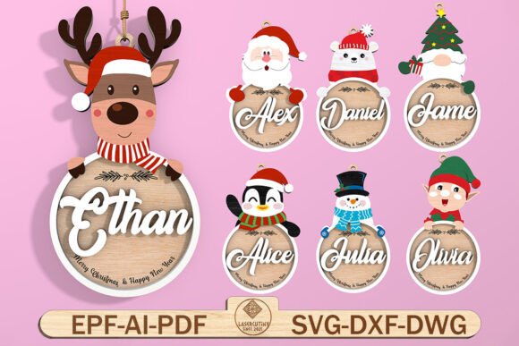 Download Personalized Christmas Ornaments Svg - Svg Collection