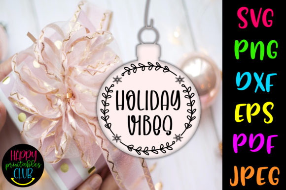 Download Christmas Round Ornaments SVG- Holidays - Svg Collection