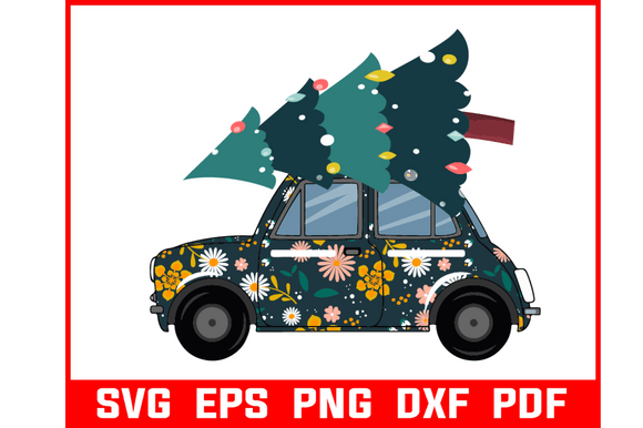 Download London Cab with Christmas Gift Svg - Svg Collection