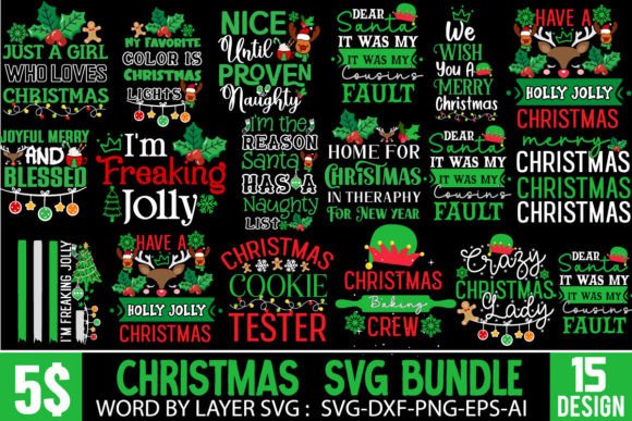 Download Christmas SVG Bundle,Christmas Design - Svg Collection
