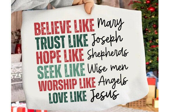 Download Believe Like Mary SVG, Christmas SVG - Svg Collection