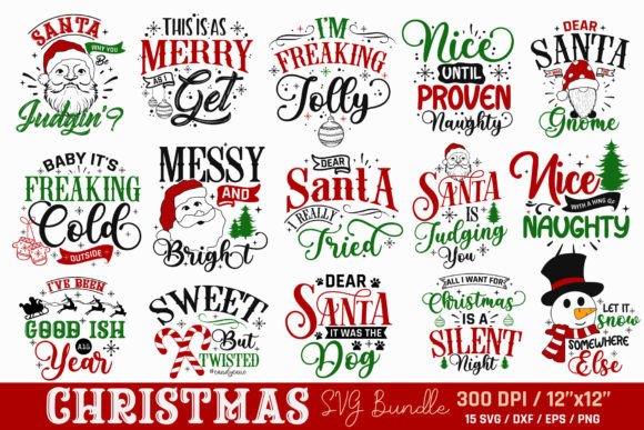 Download Funny Christmas SVG Bundle - Svg Collection