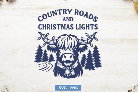 Download Country Roads and Christmas Lights SVG - Svg Collection
