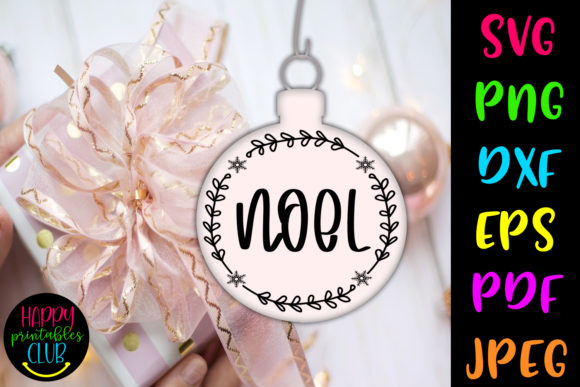 Download Christmas Round Ornaments SVG- Noel SVG - Svg Collection