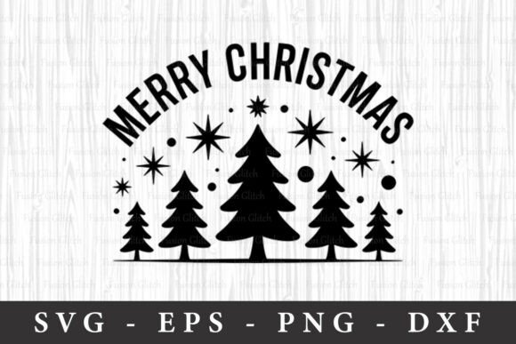 Download Merry Christmas Trees Svg Cut File - Svg Collection
