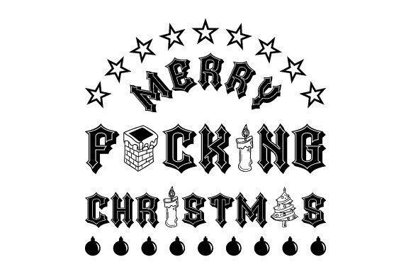 Download Merry Fcking Christmas EPS SVG PNG - Svg Collection
