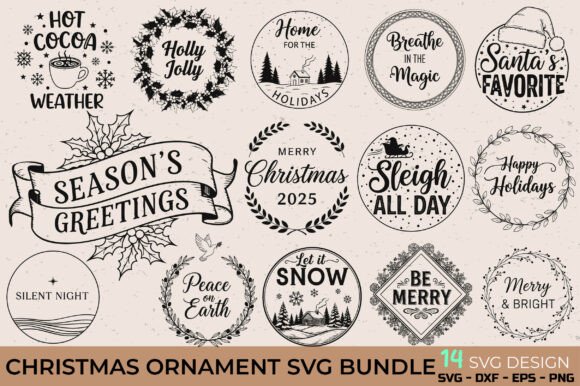 Download Christmas Ornament SVG Bundle - Svg Collection