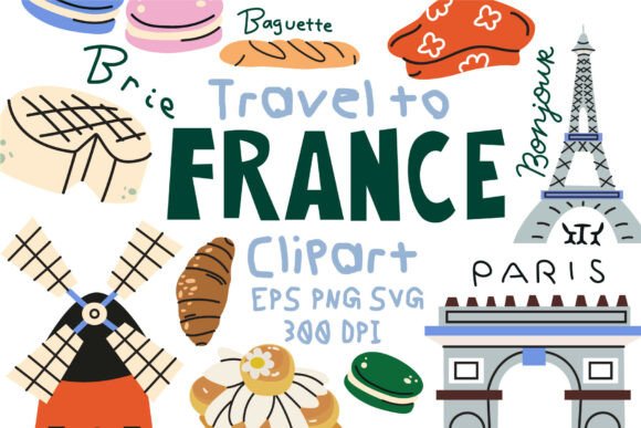 Download France Travel Vector Clipart SVG - Svg Collection
