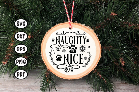 Download Naughty or Nice, Pet Ornament SVG - Svg Collection