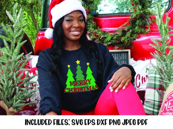 Download Merry Christmas Trees SVG - Svg Collection