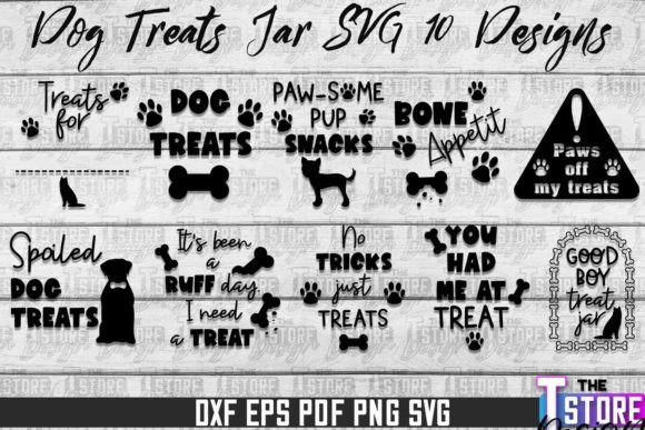 Download Dog Treat Jar SVG Design |Dog Treats SVG - Svg Collection