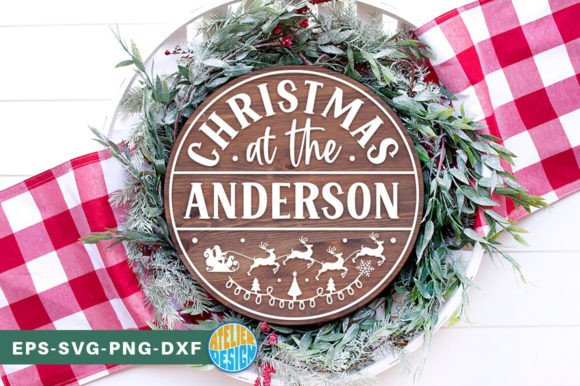 Download Christmas Family Monogram Sign SVG - Svg Collection