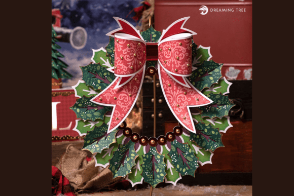 Download Holly Wreath SVG - Holly Collection
