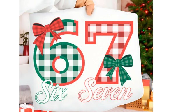 Download Six Seven Bow SVG,Funny Christmas 67 SVG - Svg Collection