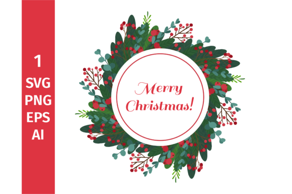 Download Christmas Wreath Svg, Winter Frame - Svg Collection