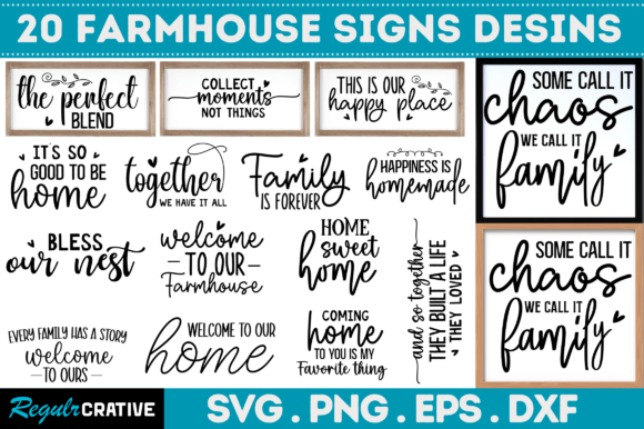 Download Farmhouse Sign SVG Bundle - Svg Collection