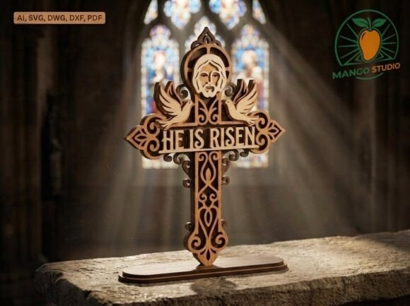 Download Jesus Cross Laser Cut Multilayer SVG - Svg Collection